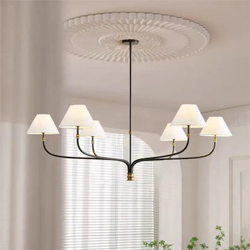 Collins Round Chandelier fabric Branch