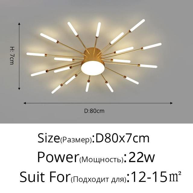 LED Firework Hanging Lamp