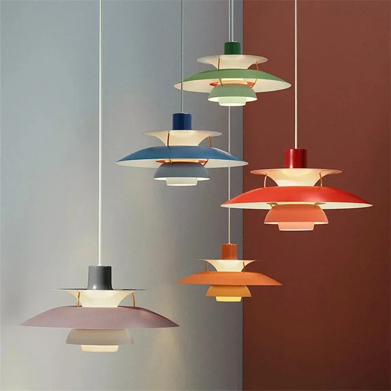 Danish Designer Umbrella Ceiling Chandelier