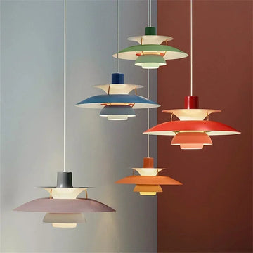 Danish Designer Umbrella Ceiling Chandelier