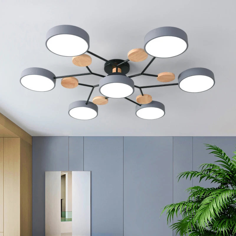 3 Different Colors LED Chandelier