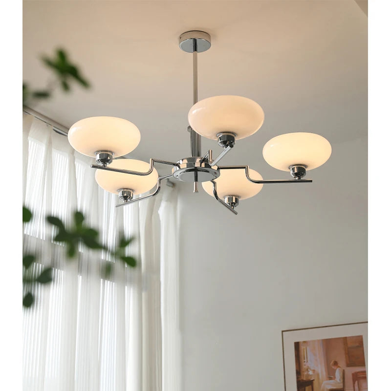 Bauhaus retro glass chandelier